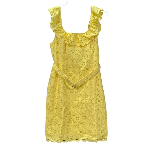 Dress -NWT Ryann Eyelet shift dress-Cream Fraiche - Kaleidoscope eyelet LPBOX3-9